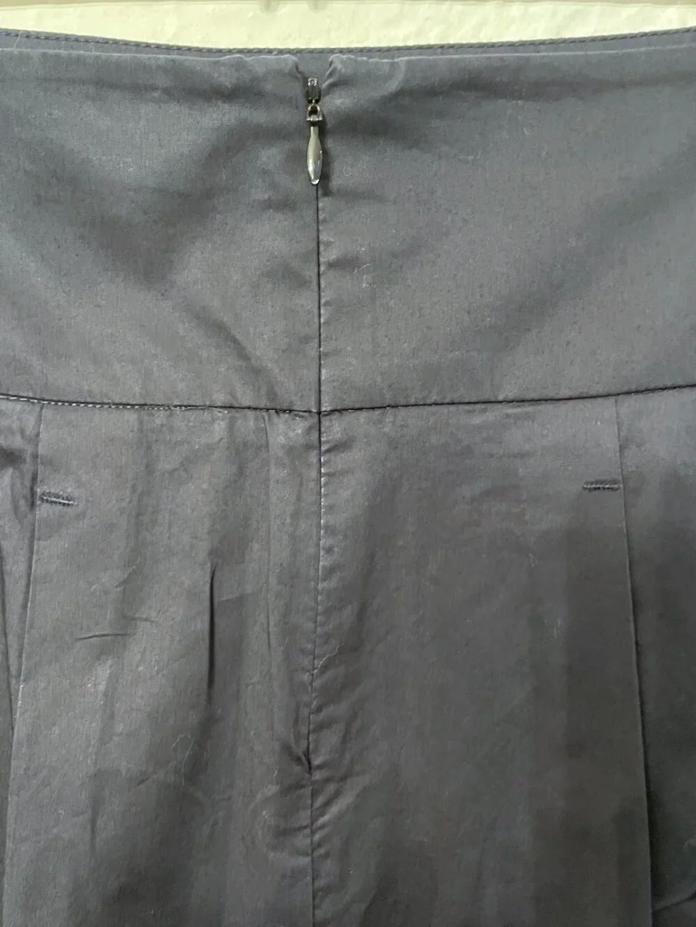Vince Colorblock Pleated Knee Length Skirt Pockets, Sz 10, Luxury Preppy Chic